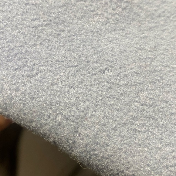 Talbots Baby Blue Pea Coat Buttons Wool Cashmere Beautiful Warm Winter Sz 12 - Picture 7 of 11